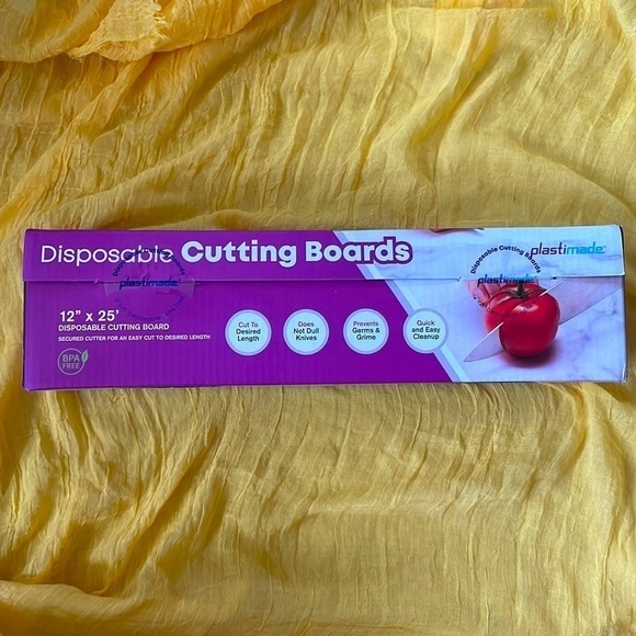 Brand New Disposable Plastic Cutting Board Flexible Kitchen Cooking Prep - Picture 8 of 12